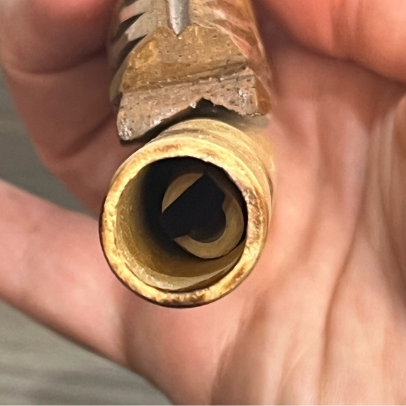 Wooden Duck Carved Bamboo Whistle Makes Duck Noise - Picture 10 of 16